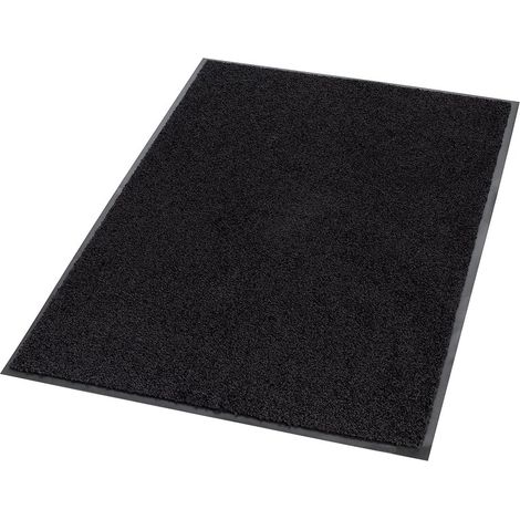 Tapis anti poussière Prisma. coloris gris. dimensions 60 x 90 cm - BTB