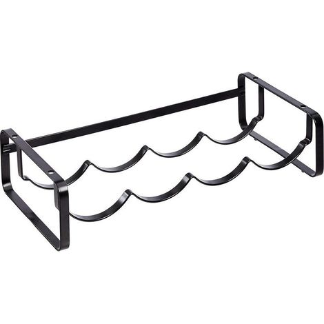 Range bouteilles empilable pour table, Noir, \u200e9 5P x 40l x 20H centimètres (1/4)