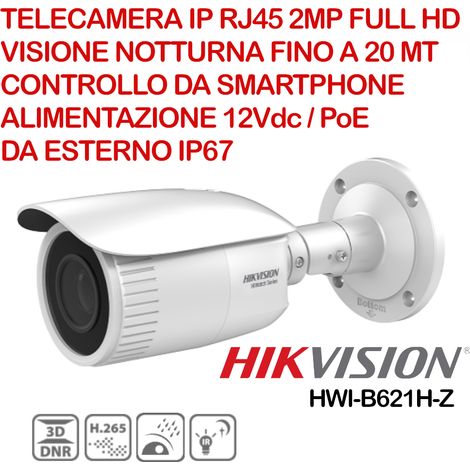 HIKVISION TELECAMERA BULLET HP HD 2.0 MEGAPIXEL HWI-B621H-Z (1/3)