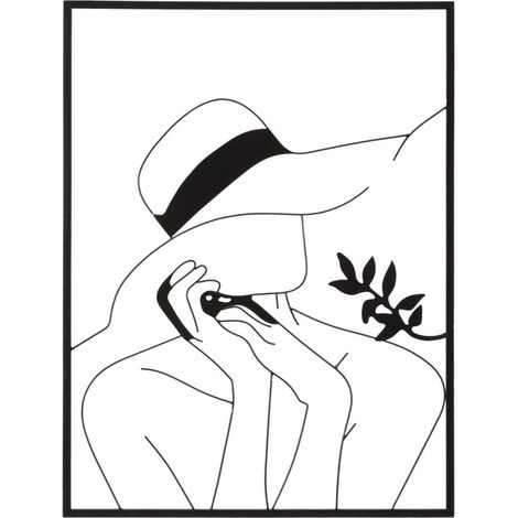 Pannello da Muro Elegant 2 60x1x80 cm in Ferro (1/5)