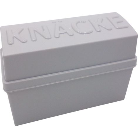 Knäckebrotbox Brotbox Knäckebrot Box Brotdose Aufbewahrungsbox Vorratsdose - hellgrau (1/2)