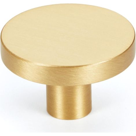 Set di 12 pomelli per mobili da cucina placcati in oro, pomelli in ottone massiccio per cassetti di comò e maniglie per mobili da bagno. (1/4)