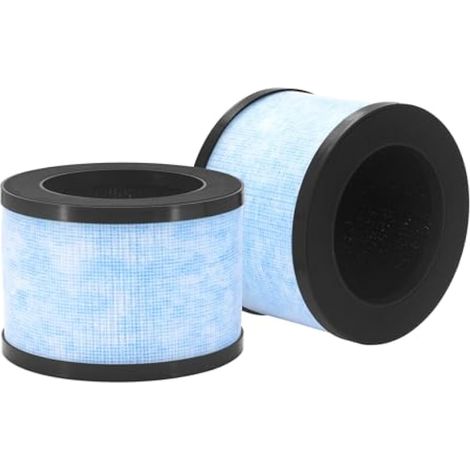 Lot de 2 filtres HEPA de rechange pour purificateur d'air Aroeve MK01, MK06, CONOPU DH-JH01, DH-JH06, Kloudi DH-JH01, Pomoron MJ001H - Filtration 3 en 1 (1/5)