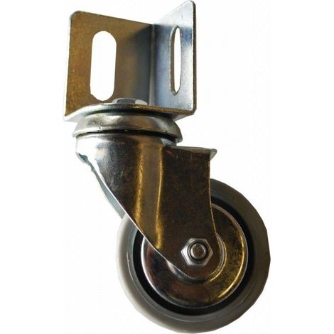 FPLUS rueda goma  placa angulo 60 mm. sin freno 82227 , Rueda de polipropileno
Diametro rueda 60 mm.
Peso maximo. 50 KG.
Altura total     92 mm.
Placa giratoria en angulo