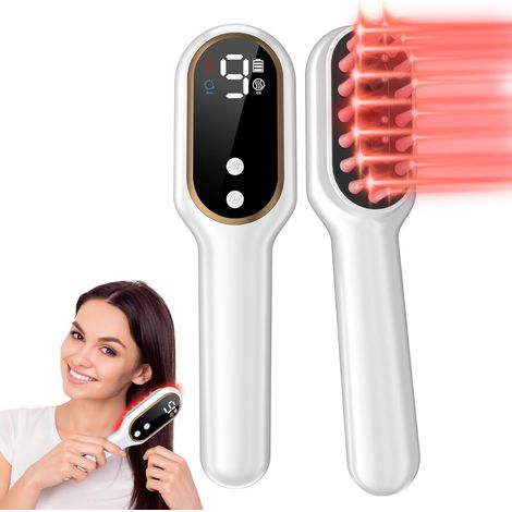 3-en-1 cheveux cuir chevelu masseur - cuir chevelu brosse de soins, portable pour les hommes et les femmes, IPX7 imperméable