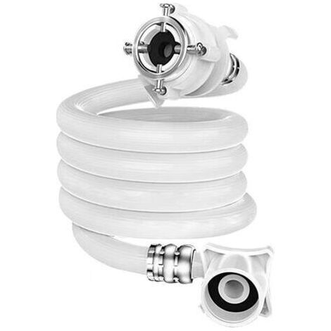 Collier de serrage pour tuyau d'arrivée d'eau de lave-linge avec tête en acier, adhésif thermofusible, compatible avec toutes les marques (1/3)