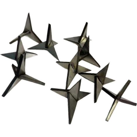 Lot de 30 clous triangulaires argentés haute résistance pratiques et faciles à installer pour pneus de voiture (3 cm). (1/3)