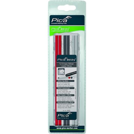 PICA Etui de 10 mines de rechange couleurs pour Big dry - 6045/SB (1/3)