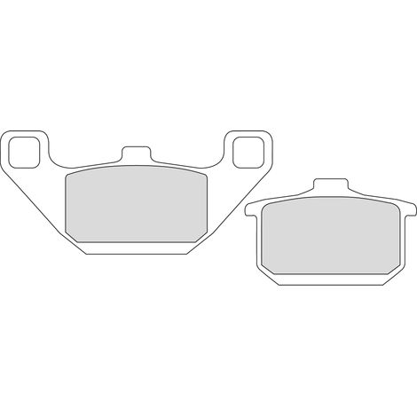 Plaquette de frein Métal Fritté Sinter Grip Road - R90 (1/2)