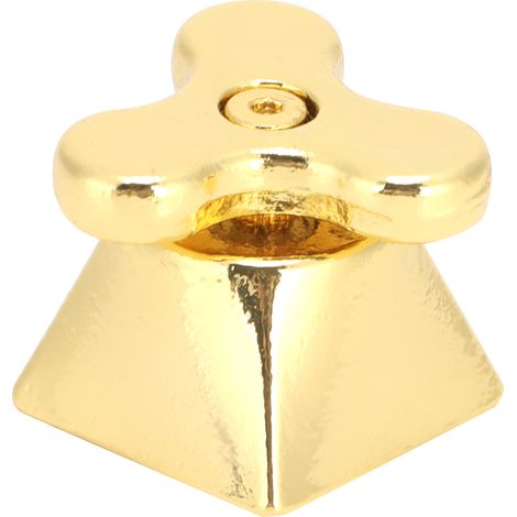 Touches rotatives en alliage d'aluminium, forme originale et spéciale, accessoires universels pour clavier mécanique, coloris or trèfle (1/5)