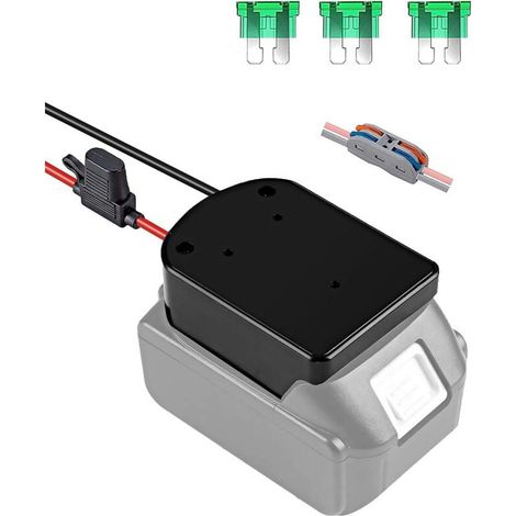 Adaptateur de batterie 18V pour Makita – Câble 14 AWG – Compatible avec BL1815 BL1830 BL1840 BL1850 – Matériau ABS résistant