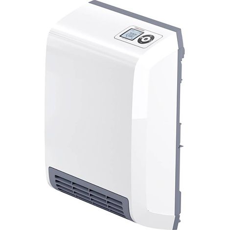 Stiebel Eltron – Radiateur à inertie mural 2.0kW – Écran LCD – Protection IP24 – Pour espaces restreints – 236653 (1/6)