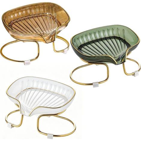 Boîte à savon luxueuse légère pour la maison, comptoir de (1/2)