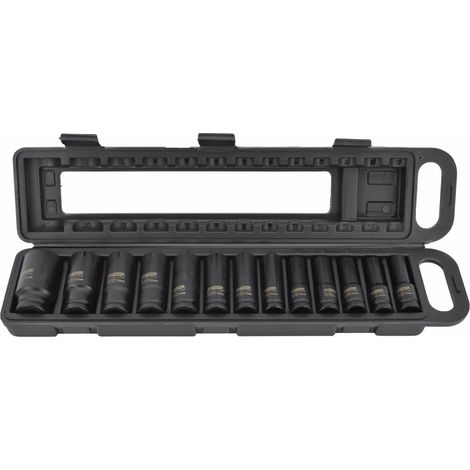 AWTOOLS ZESTAW NASADEK UDAROWYCH 1/2 13cz./10-32mm/ DŁUGIE BLACK LINE