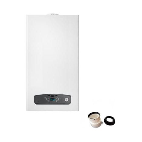 Ariston Cares S 24 EU2 Wand-Brennwertkessel, Code 3301637, 24 kW Leistung, Erdgas oder Low-NOx-LPG, mit Split-Adapter 3318369