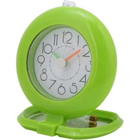 Orologio da bagno: orologio da tavolo impermeabile a doppio uso, alla moda, da tavolo, per bagno, cucina, decorazione della casa (verde) (1/5)