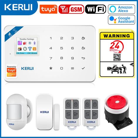 (Pack 1) Système d'alarme de sécurité Tuya Smart WiFi GSM, compatible avec Alexa Home, antivol (1/5)