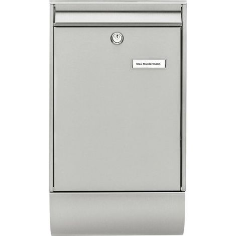 BURG-WÄCHTER Buzón Berlin-Set 37770 NI H.500mm B.285mm T.105mm VA DIN C4 - BERLIN-SET 37770 NI