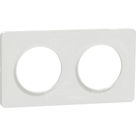 Marco 2 elementos blanco Odace Touch SCHNEIDER S520804 (1/5)