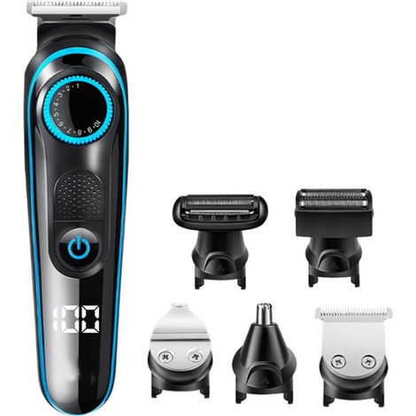Rasoir Électrique - Tondeuse À Cheveux - Tondeuse À Nez - Rasoir Pour Barbe - 5 En 1 - Usage Domestique - 1 Pièce (1/5)