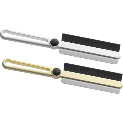 Lot de 2 brosses de nettoyage rotatives pour les recoins, idéales pour les toilettes, le nettoyage des joints de carrelage et le nettoyage des espaces restreints. (1/5)