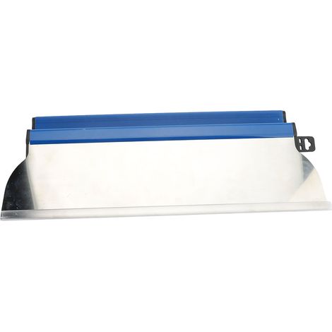 GARRYFIZH Grattoir à mastic en métal, en acier inoxydable, outil de plâtrage pour le polissage et le nivellement S (40 cm / 15,7 po) (1/2)