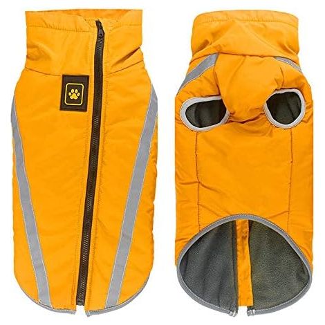 Manteau de Chien imperméable Veste Chaude d'hiver, vêtements pour Animaux de Compagnie Coupe-Vent Tenue de Veste de Chien pour Petits Chiens de Taille Moyenne avec Trou de Harnais 6XL