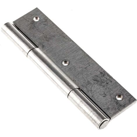 Charnière en inox, 120mm x 60mm x 2mm ( Prix pour Paquet de 2 ) (1/3)