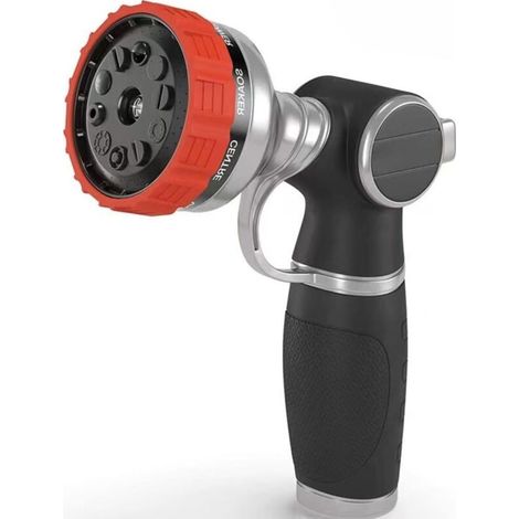 8-Jet Spray Gun, High-Pressure Sprayer with Ergonomic Handle, Waterproof Portable Sprinkler for Garden Irrigation - AquaForge (1/5)