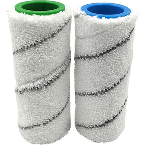 Ersatz-Mikrofaserbürstenrolle, effizient und waschbar, für Kärcher FC3, FC3D, FC5, FC5D, FC7 Hartbodenreiniger (geräuscharm). (1/4)