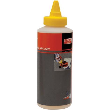 Bahco CHALK-YELLOW Marking Chalk Pour Bottle Yellow 227g BAHCLYELLOW