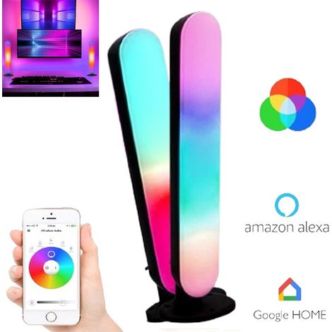 LAMPE D'AMBIANCE LED RVB LUMIÈRE DE JEU PC BAR SALLE TV AMBIANCE MAISON INTELLIGENTE (1/5)