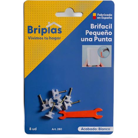 Briplas accroche facile tableaux 1 pointe petite 8 unités