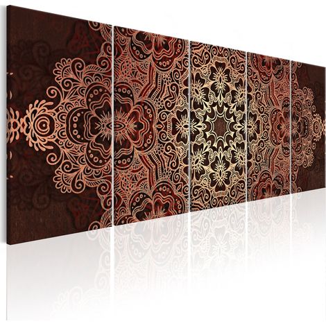 Quadro - Mandala: Flower Bouquet - 200x80 (1/4)