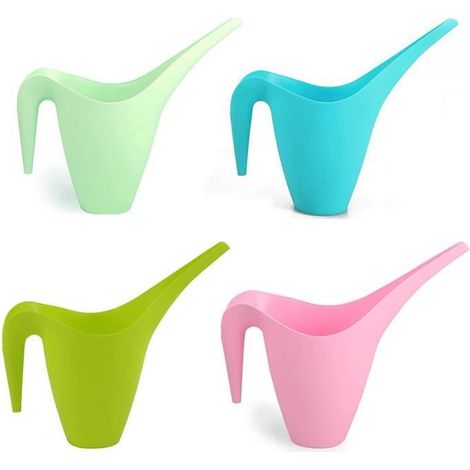 Arrosoir en Plastique - 4 PCS - 1L - Couleurs Variées - Outils de Jardinage Pratiques (1/4)