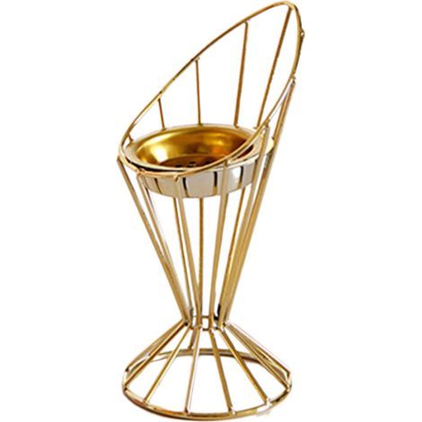 Brûleurs d'encens en métal, encensoir arabe, porte-encens-or (1/5)
