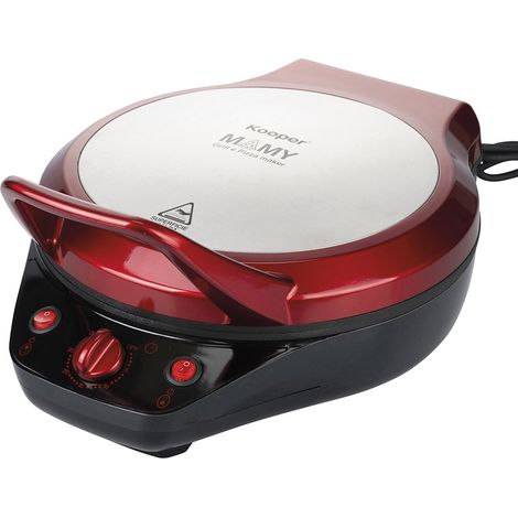 Galileo Casa 2192057 Pizza Grill 1200w Apertura 180 Gradi, Rosso (1/5)