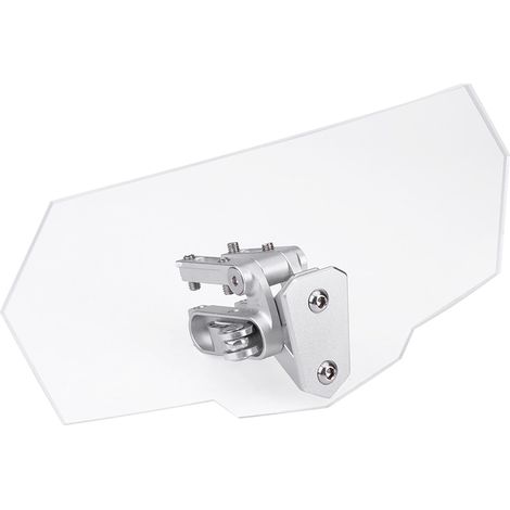 Verstellbare universelle Motorrad-Windschutzscheibe, Windabweiser, transparente Schutzscheibe, kompatibel mit allen Motorradtypen. (1/5)