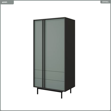 Armoire haute - L.93 x H.195 x P.60 - ADSY (1/2)