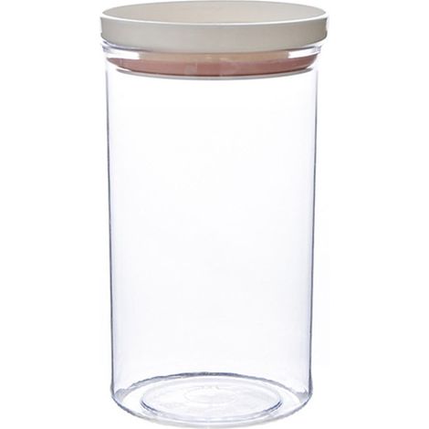 Boîte De Rangement Pour Céréales - Bocal Transparent En Plastique Alimentaire - Hermetique Et Empilable - 1 Pièce