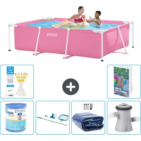 Intex Piscina con estructura Rectangular - 220x150x60 cm - 7-piezas  S20