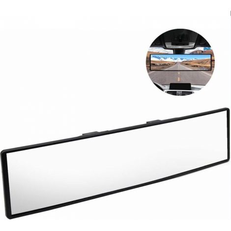 BEBUSINGOTO Espejo retrovisor interior, gran angular, panorámico universal, antideslumbrante, para coches, camiones y SUV. (1/5)