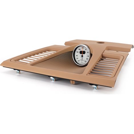 Tableau de bord Horloge Panneau Supérieur Garniture Beige 970 552 151 01 Compatible Porsche Panamera 2010-2016 Chronomètre Blanc (1/5)