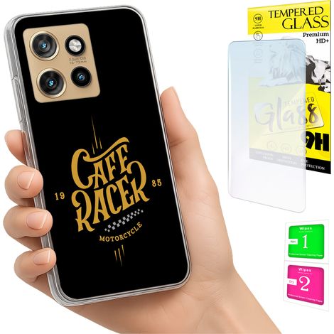 Funda para Motorola Edge 50 Neo con cubierta trasera y cristal 9H. (1/5)