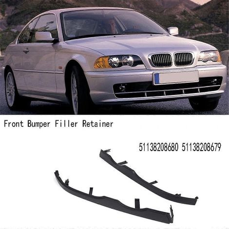 Moulure inférieure de phare de pare-chocs avant gauche pour BMW E46 (1998-2002) (1/5)