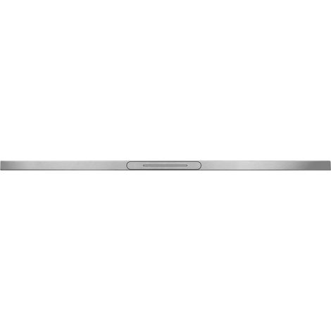 Caniveau de finition recoupable pour receveur JACKOBOARD® Aqua Color&Cut 950 × 33 mm – STAINLESS STEEL (1/2)