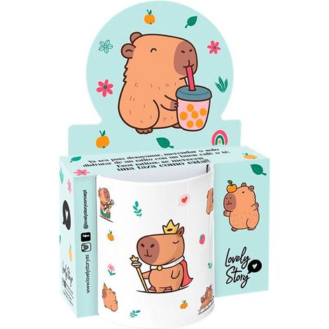 Taza Majestuosa Capibara de 330 ml dise o nico regalo perfecto