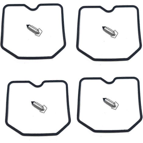 Kit de réparation de carburateur pour moto Kawasaki GPZ900R ZX900 (1984-1992) : pointeau, joint, vis de richesse.