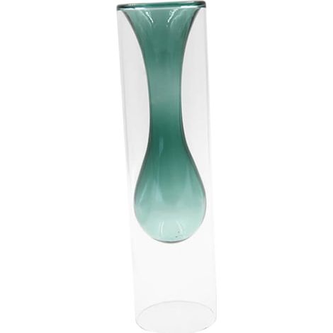 Vase à Plantes Transparent Verre Décor De Table pour Fleurs Récipient pour Maison (1/5)