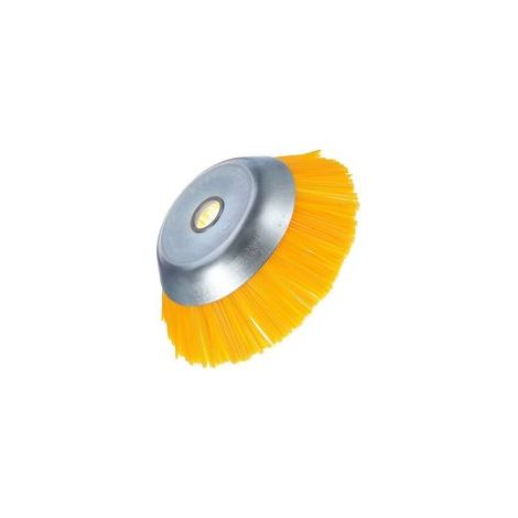 Brosse débroussailleuse nylon 200 mm - Tête de débroussailleuse robuste - Compatible tondeuse 25,4 mm - Anti-mauvaises herbes - Jardin (1/5)